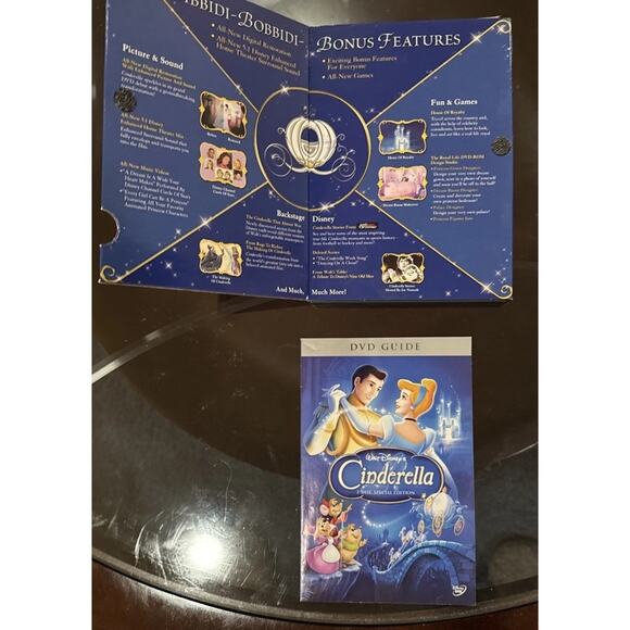 Disney Cinderella (DVD, 2005, 2-Disc Set, Platinum Edition) - Like New - Picture 5 of 5
